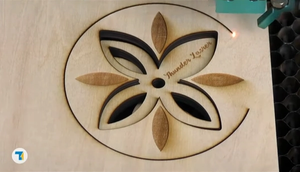 laser cutting art coasters 3