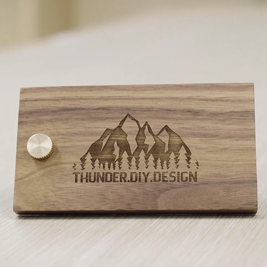 wooden card holder cover