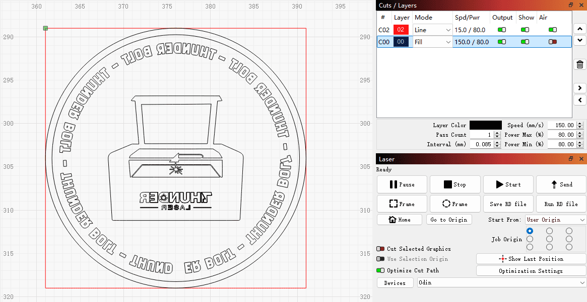 laser engraving rubber stamp 1