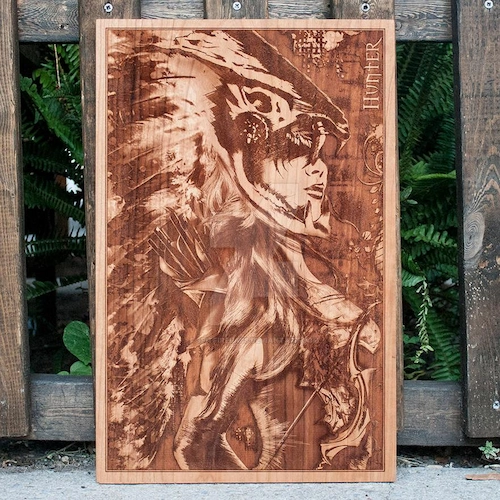 laser engraved photos on wood 16