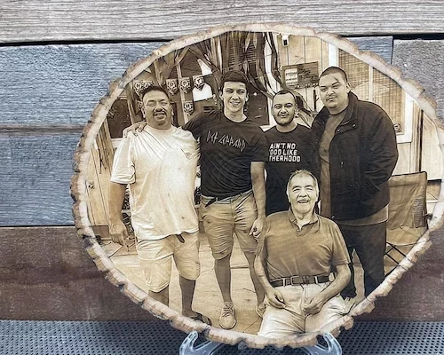 laser engraved photos on wood 5