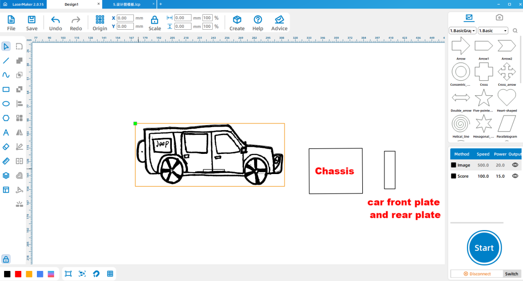 soft drawing A car inventor 10