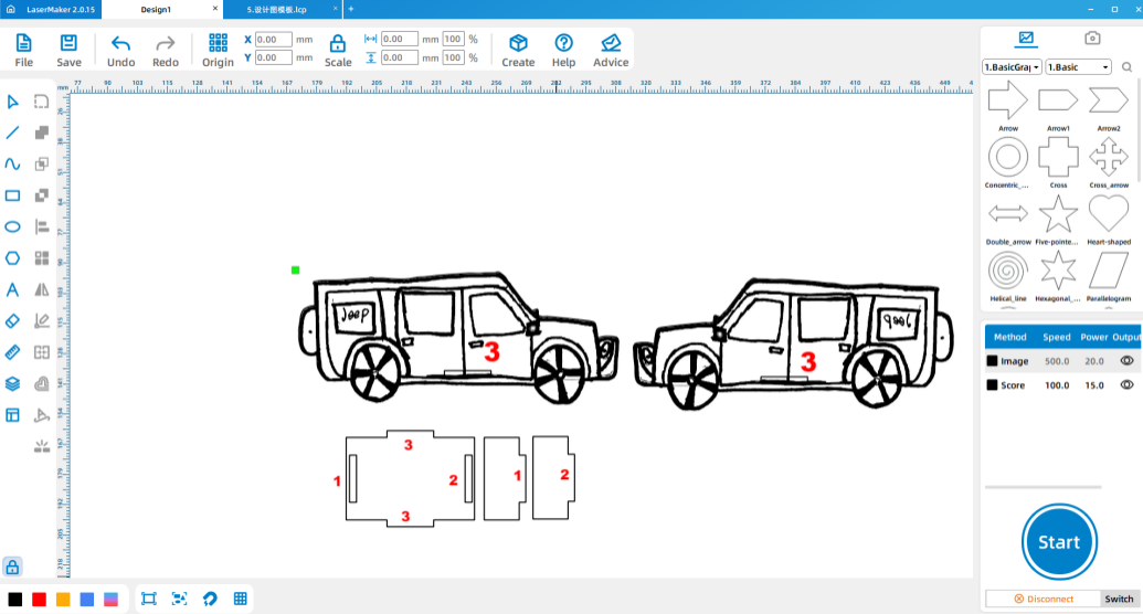 soft drawing A car inventor 12