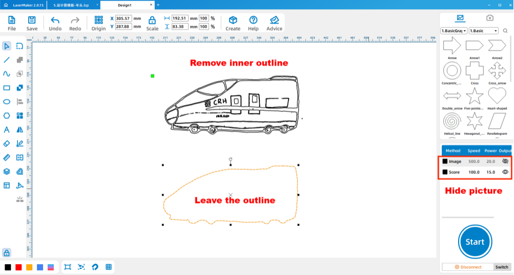 soft drawing A train inventor 3