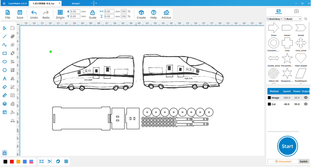 soft drawing A train inventor 7