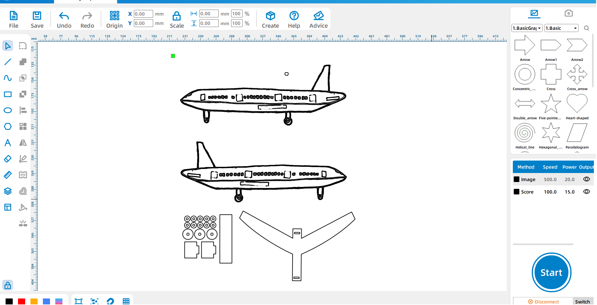 soft drawing Airplane inventor 10