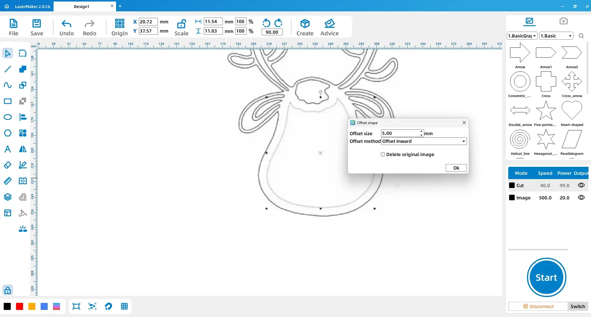 software building Christmas Tree Reindeer Ornament 11