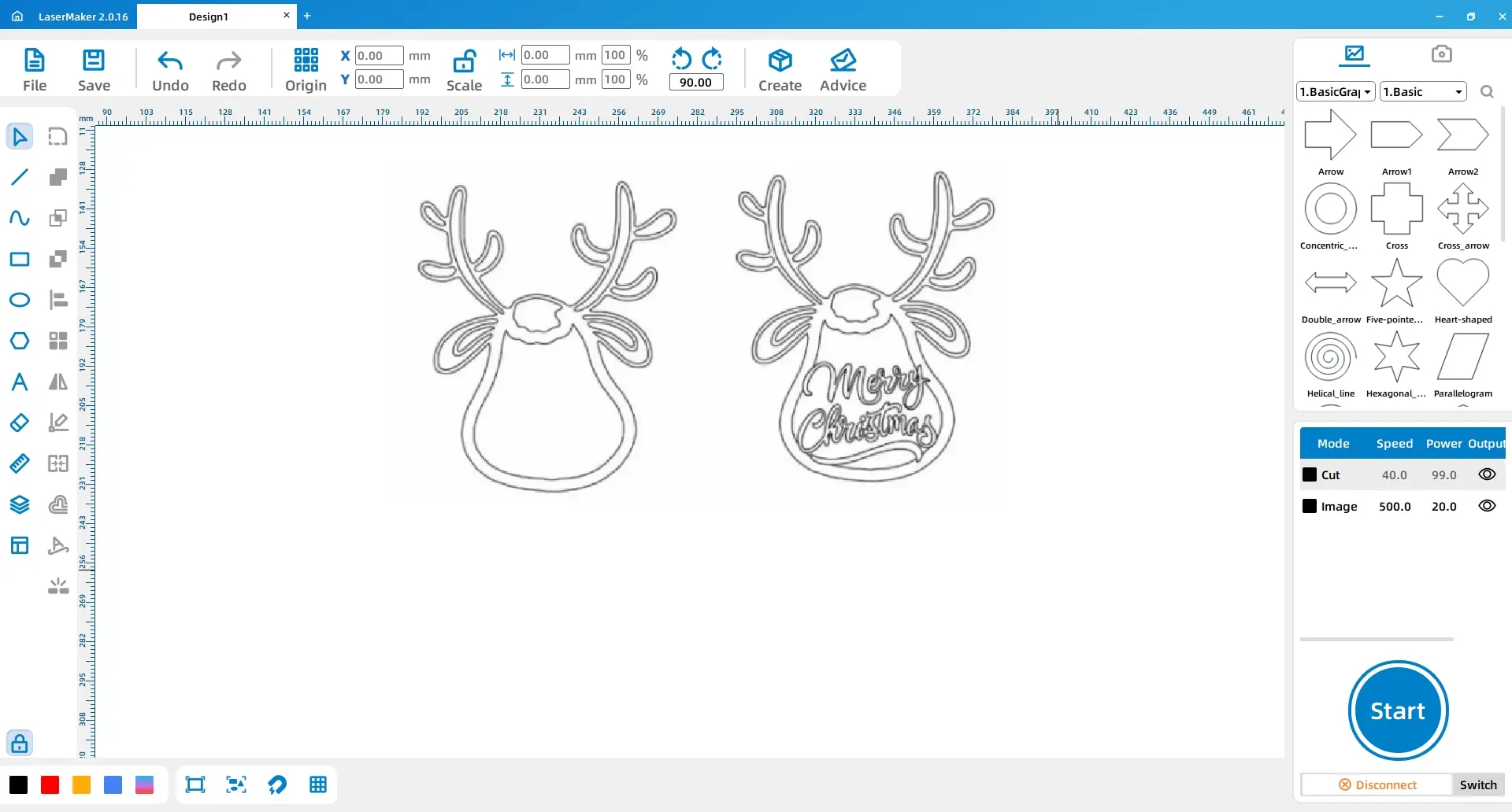 software building Christmas Tree Reindeer Ornament 13