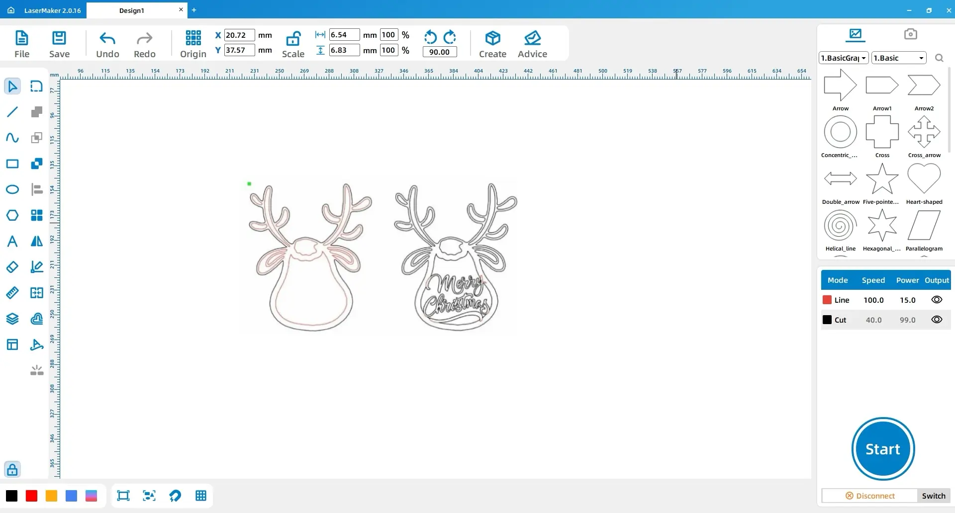 software building Christmas Tree Reindeer Ornament 14