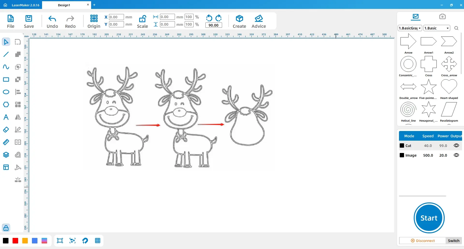 software building Christmas Tree Reindeer Ornament 9