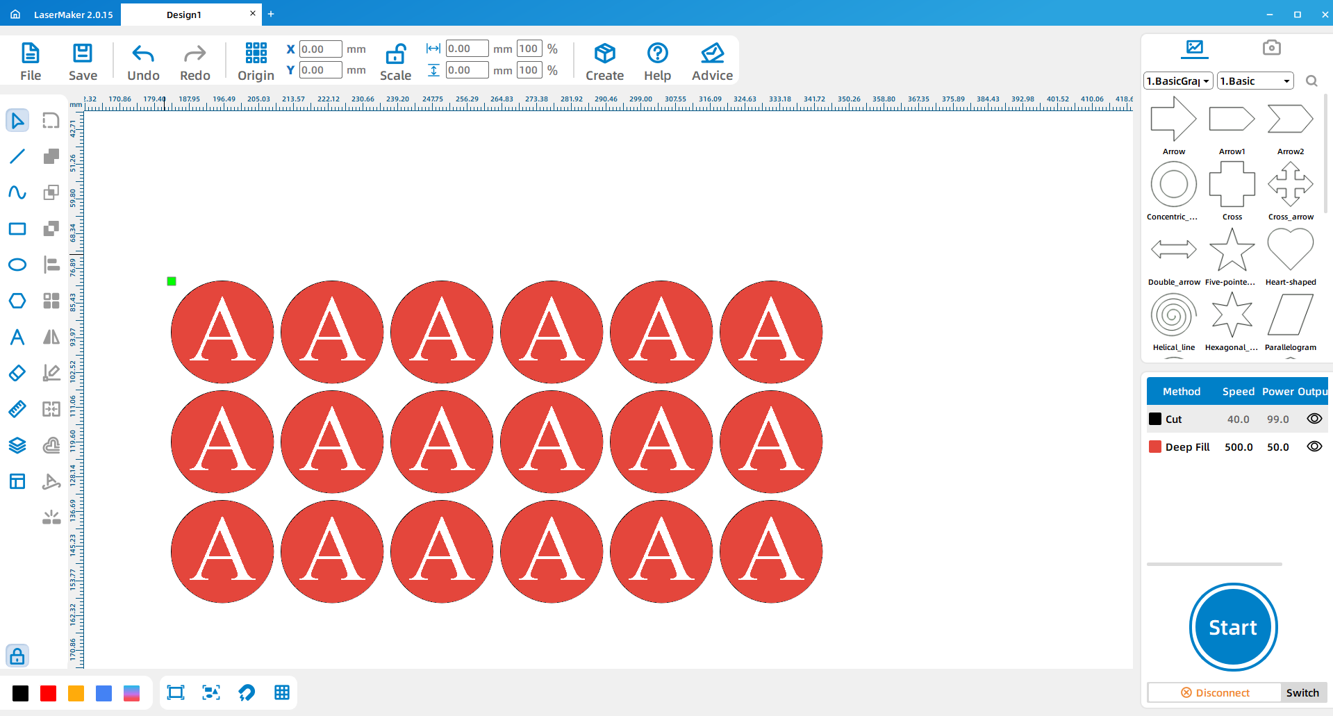 software drawing Playing Card Seal 5