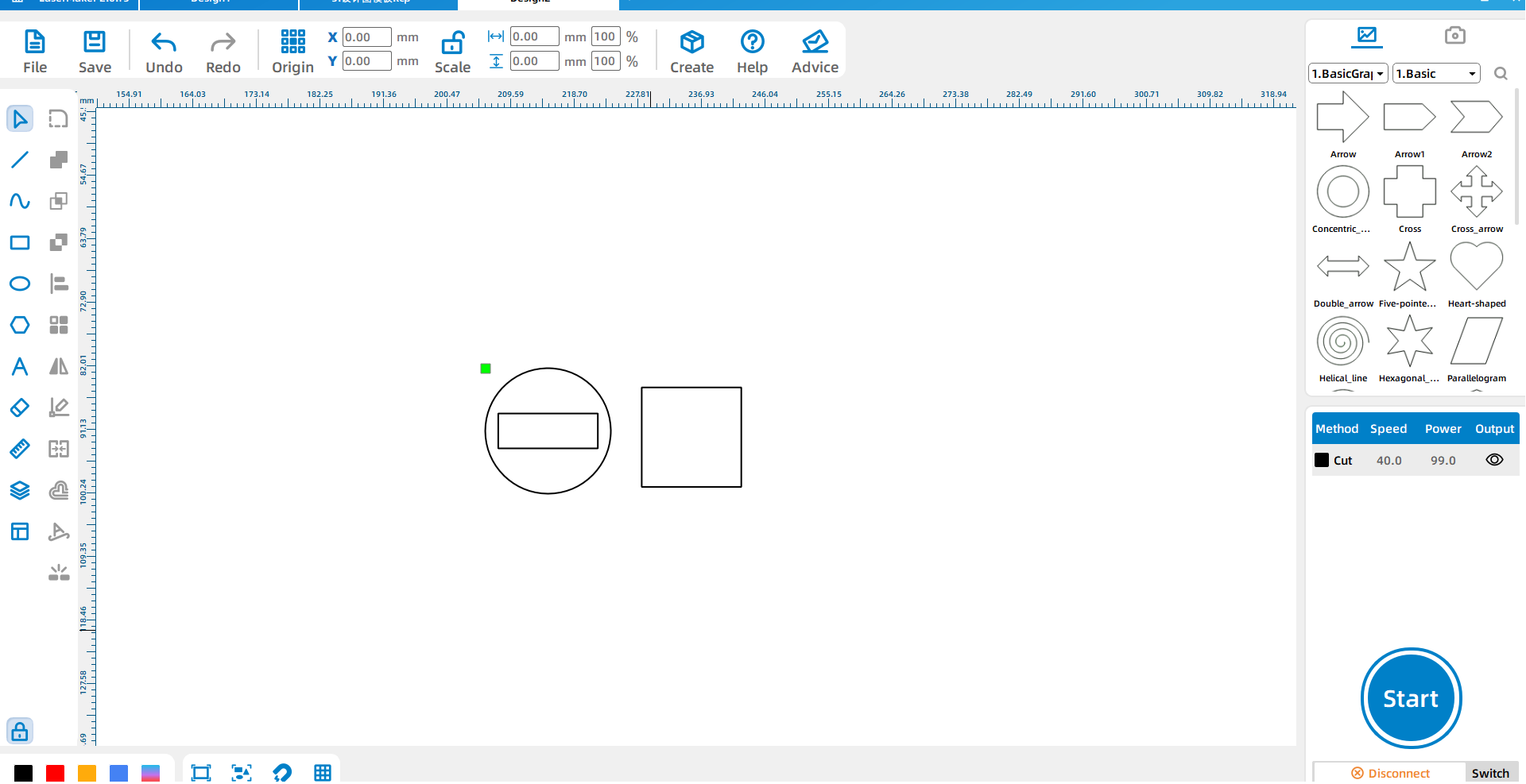 software drawing Playing Card Seal 9