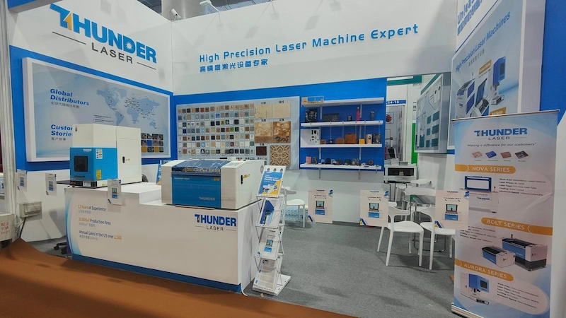 laser exhibition canton fair booth