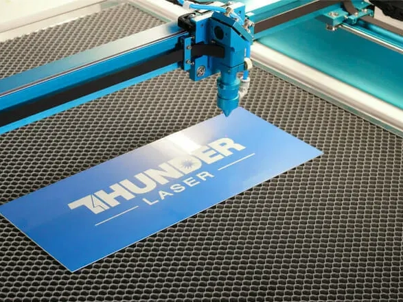 plastic laser engraving thunder laser machine