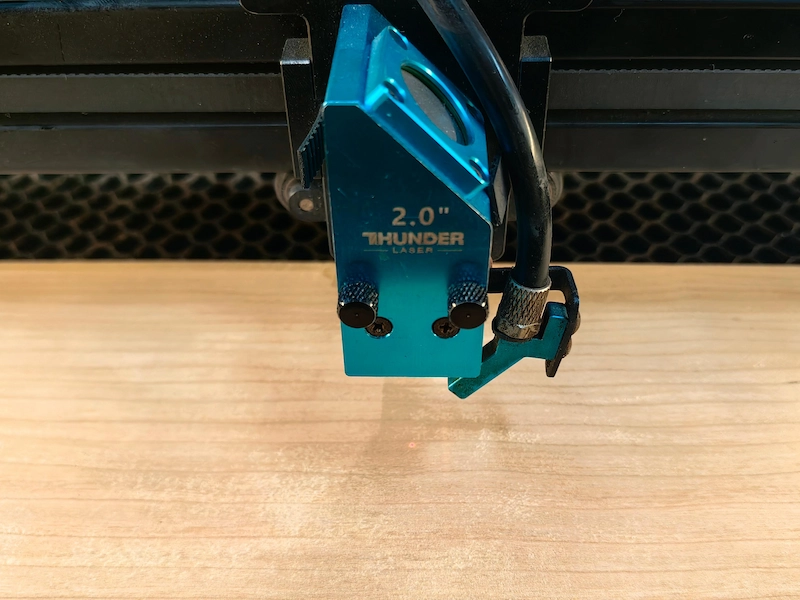 laser engraver position