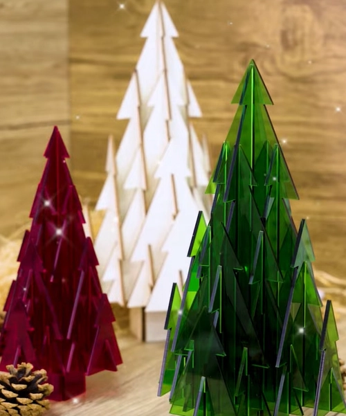 3D acrylic Christmas tree