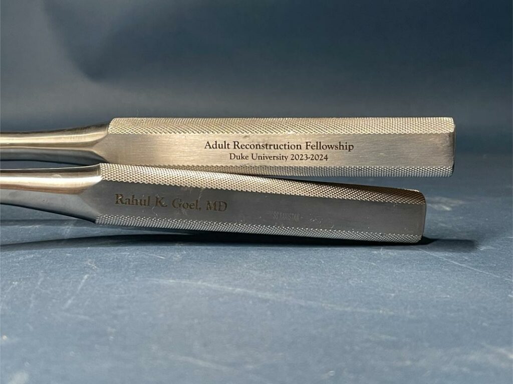 medical engraving surgical tools