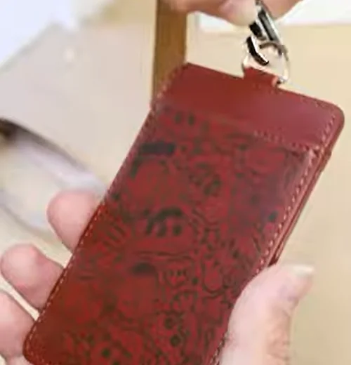 assemble leather card holder