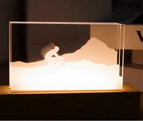 use laser engraving night lamp