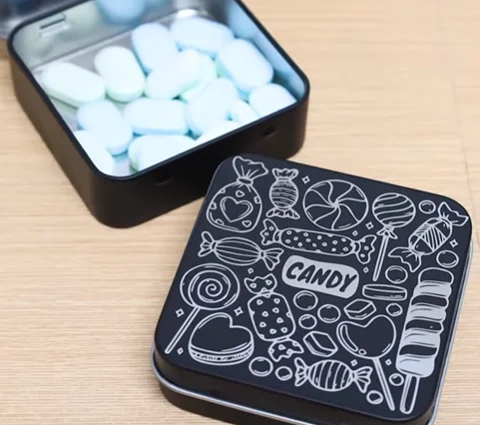 laser marking candy box use