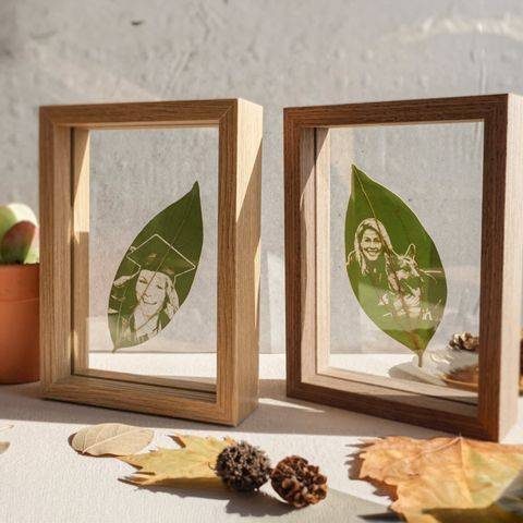 Custom Wedding Gift Leaf Ornament